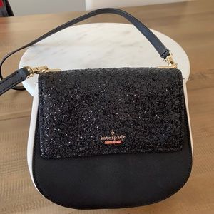 Black and white crossbody